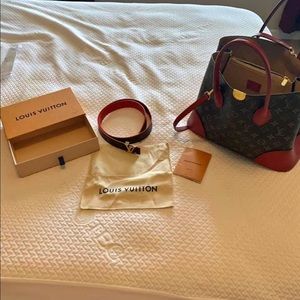 LV Authentic Belt & Purse